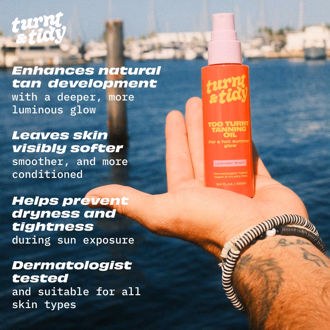 Turnt & Tidy  Too Turnt Tanning Oil