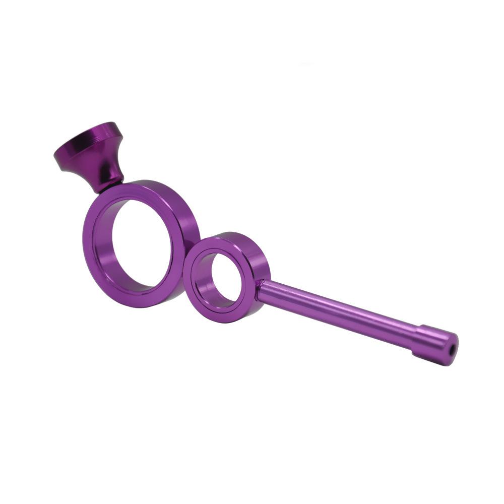 Creative Two Ring Weed Pipe