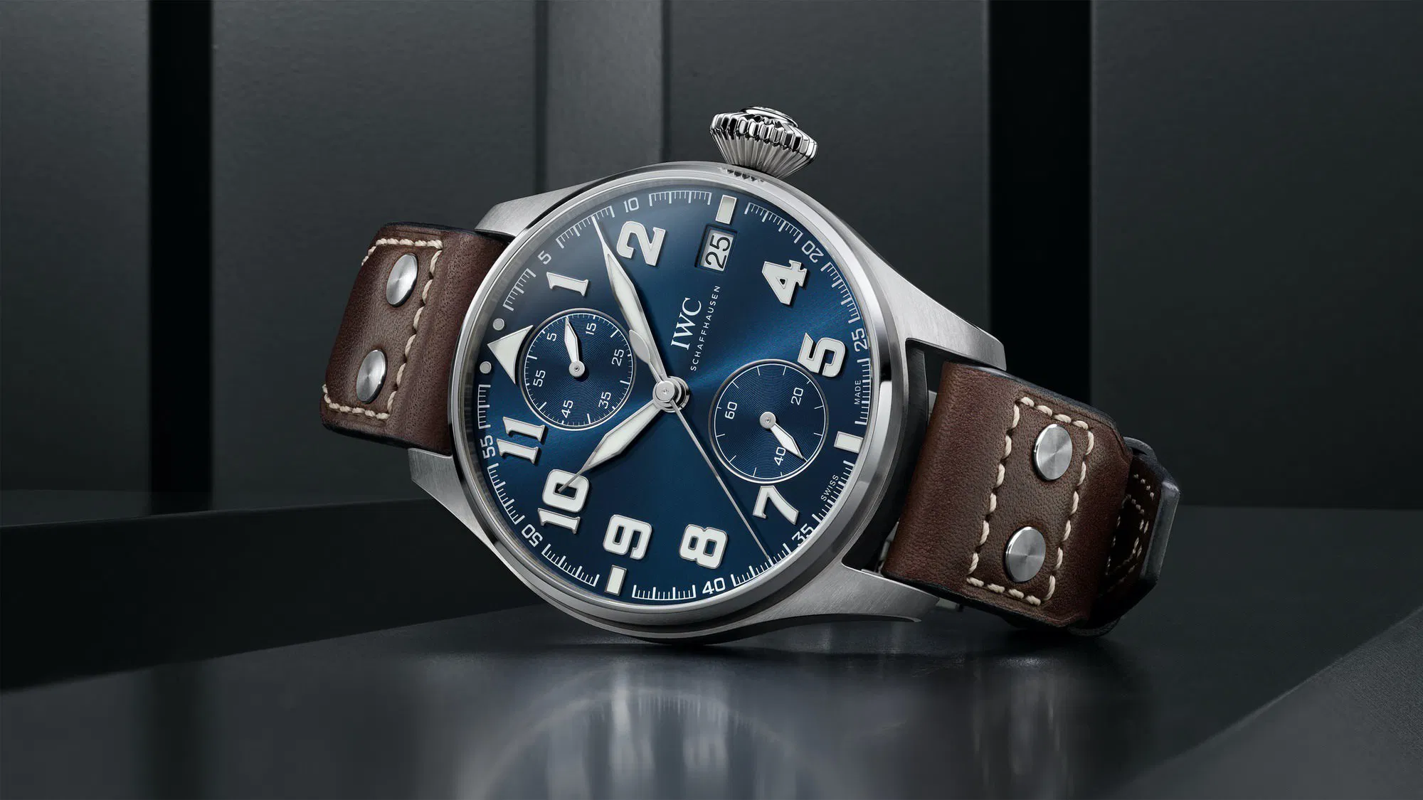 IWC Schaffhausen big Pilots watch monopusher edition le petit prince iw515202