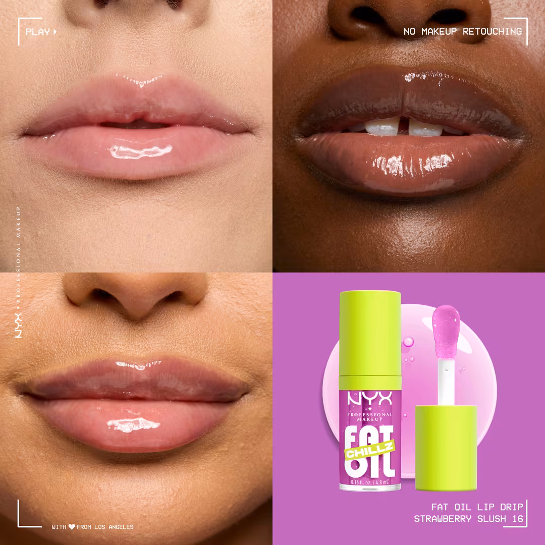 NYX Professional Makeup  Fat Oil Lip Drip Chillz Cooling Lip Oil