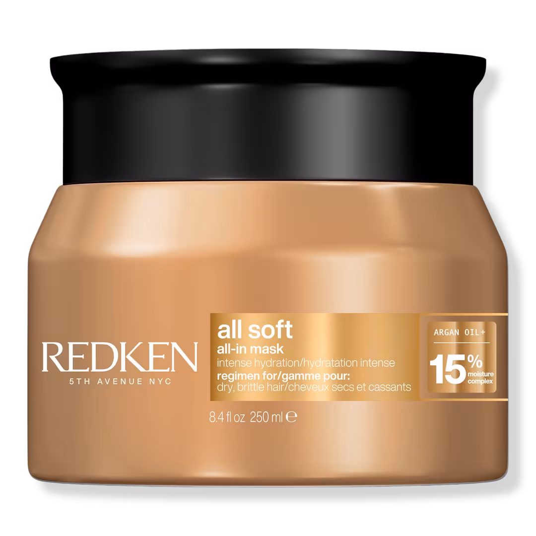 Redken  All Soft All-In Mask Deep Conditioning Hair Mask for Dry, Brittle Hair