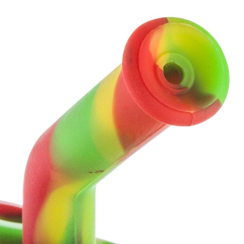 6 Silicone Mechanical Ball Dab Rig (Random Color)