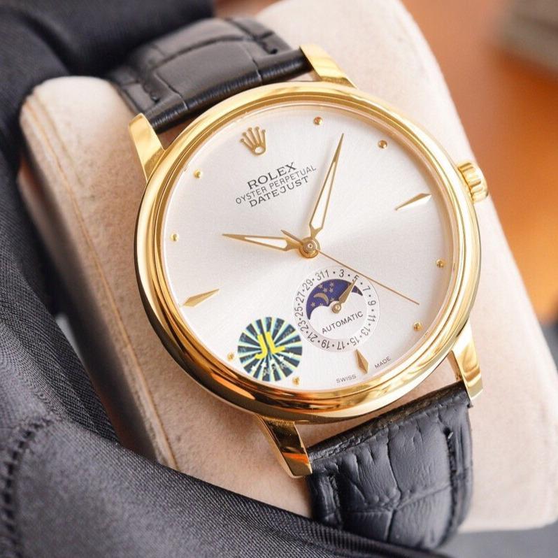 Rolex Watch CELLINI 41 MOONPHASE GOLD CASE Watch