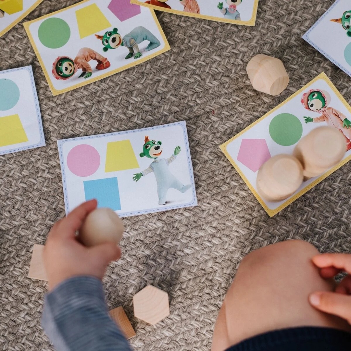 O!Klocki Pasowanki Baby - Bobaski I Miś
