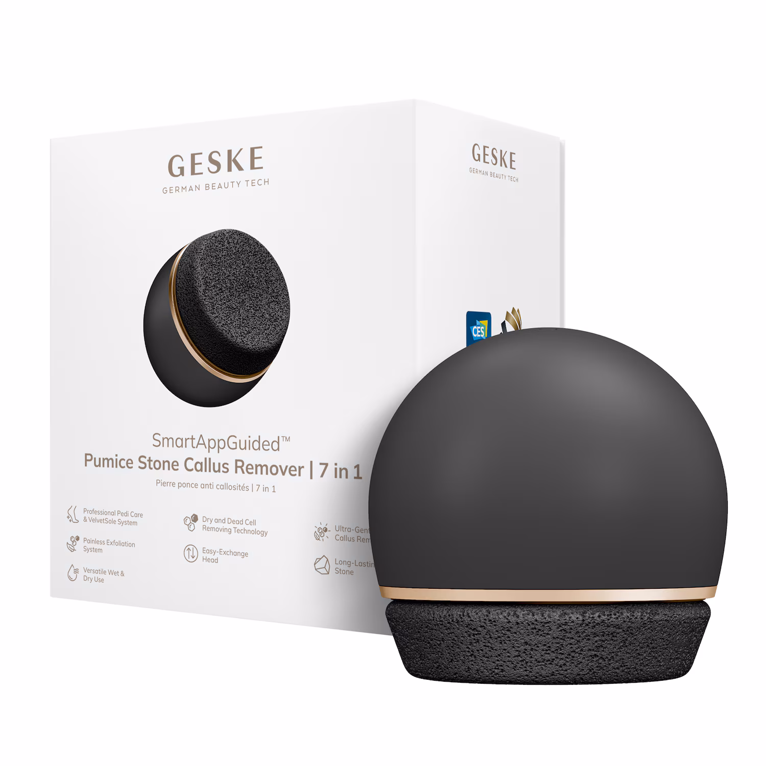 GESKE Pumice Stone Callus Remover | 7 in 1
