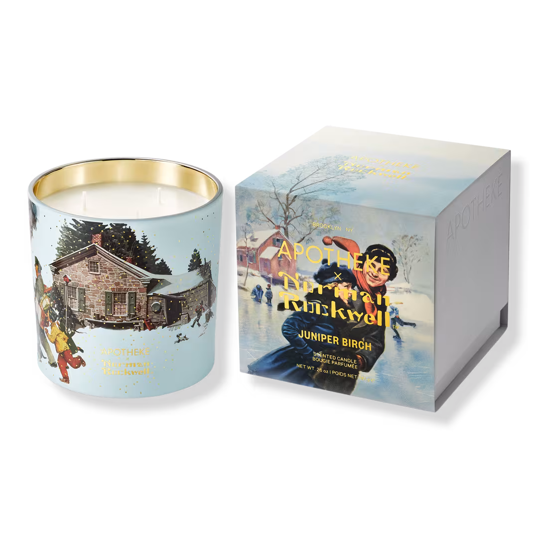 APOTHEKE  Juniper Birch Norman Rockwell Scented Candle