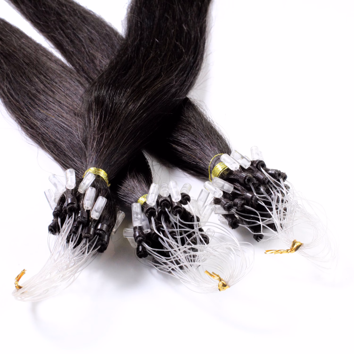 Microring Extensions Echthaar #4/0 Mittelbraun 0.5g