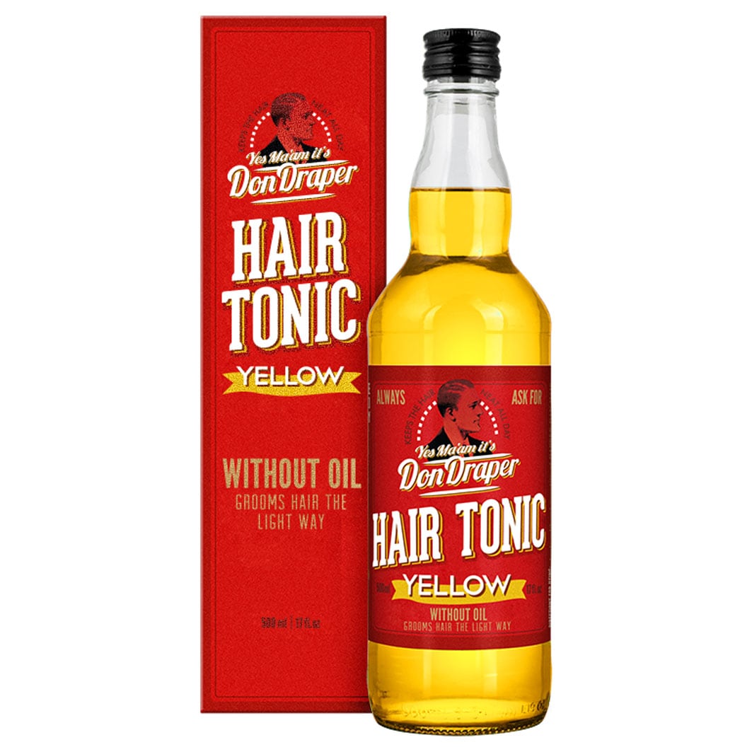 Don Draper Hair Tonic Yellow