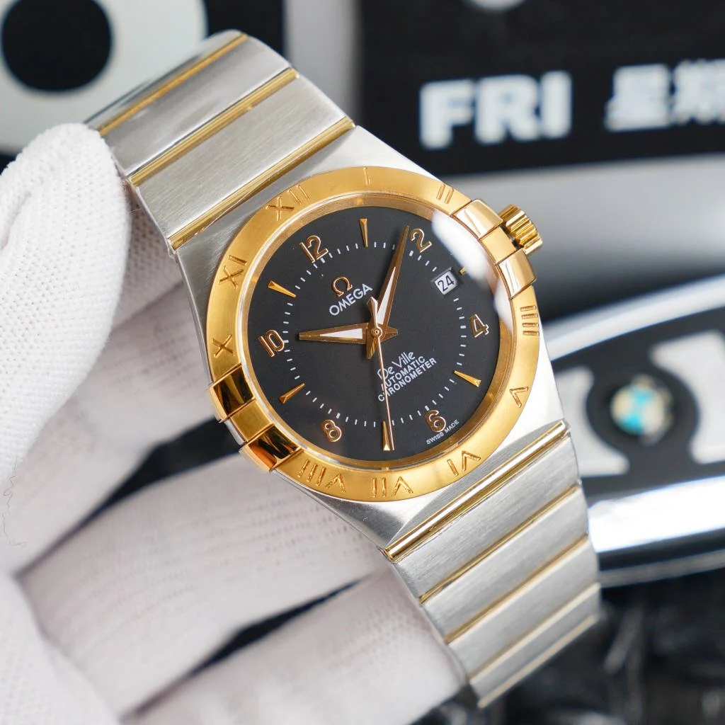 Omega Watch CONSTELLATION 38MM GOLD STEEL