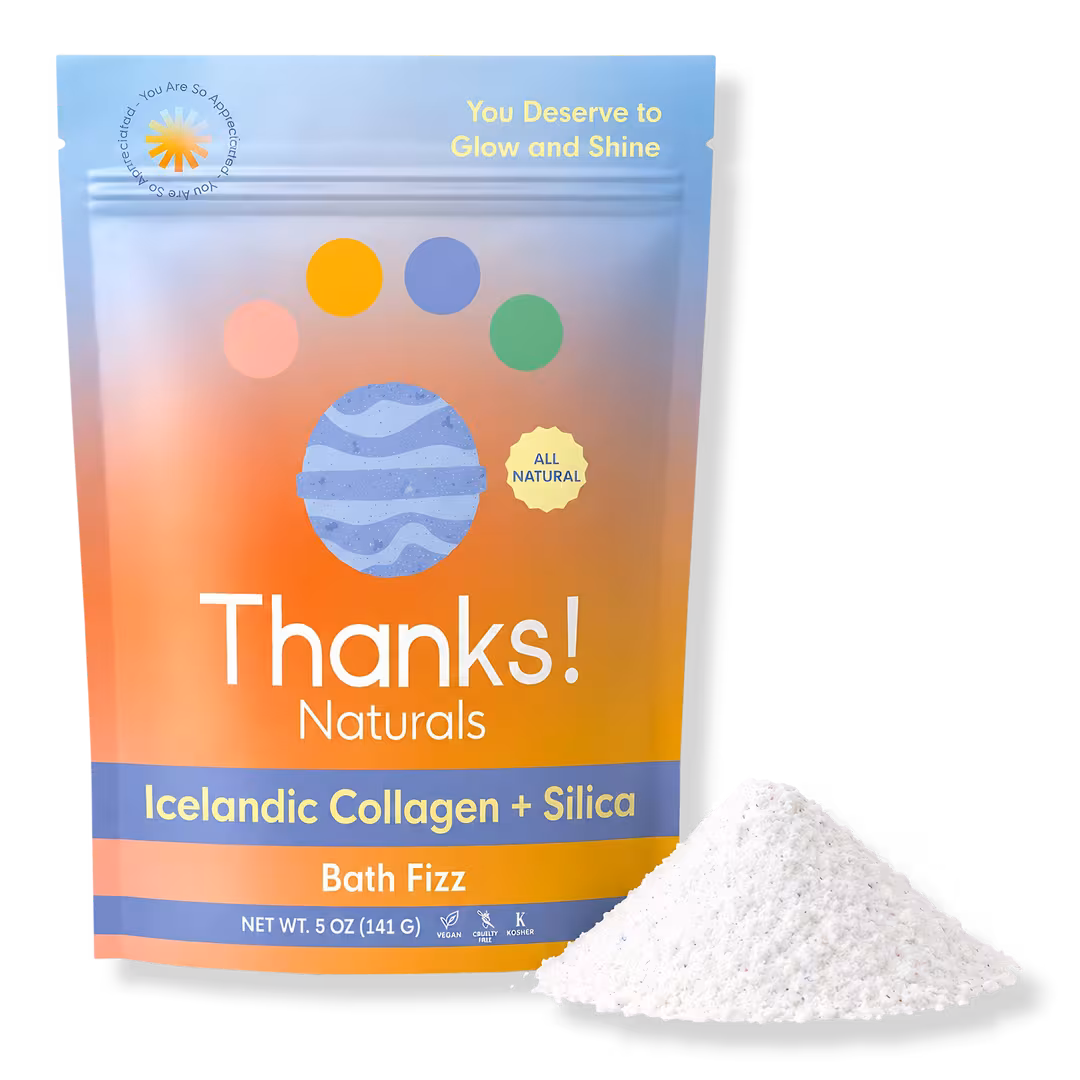 Thanks! Naturals  Icelandic Collagen + Silica Bath Fizz