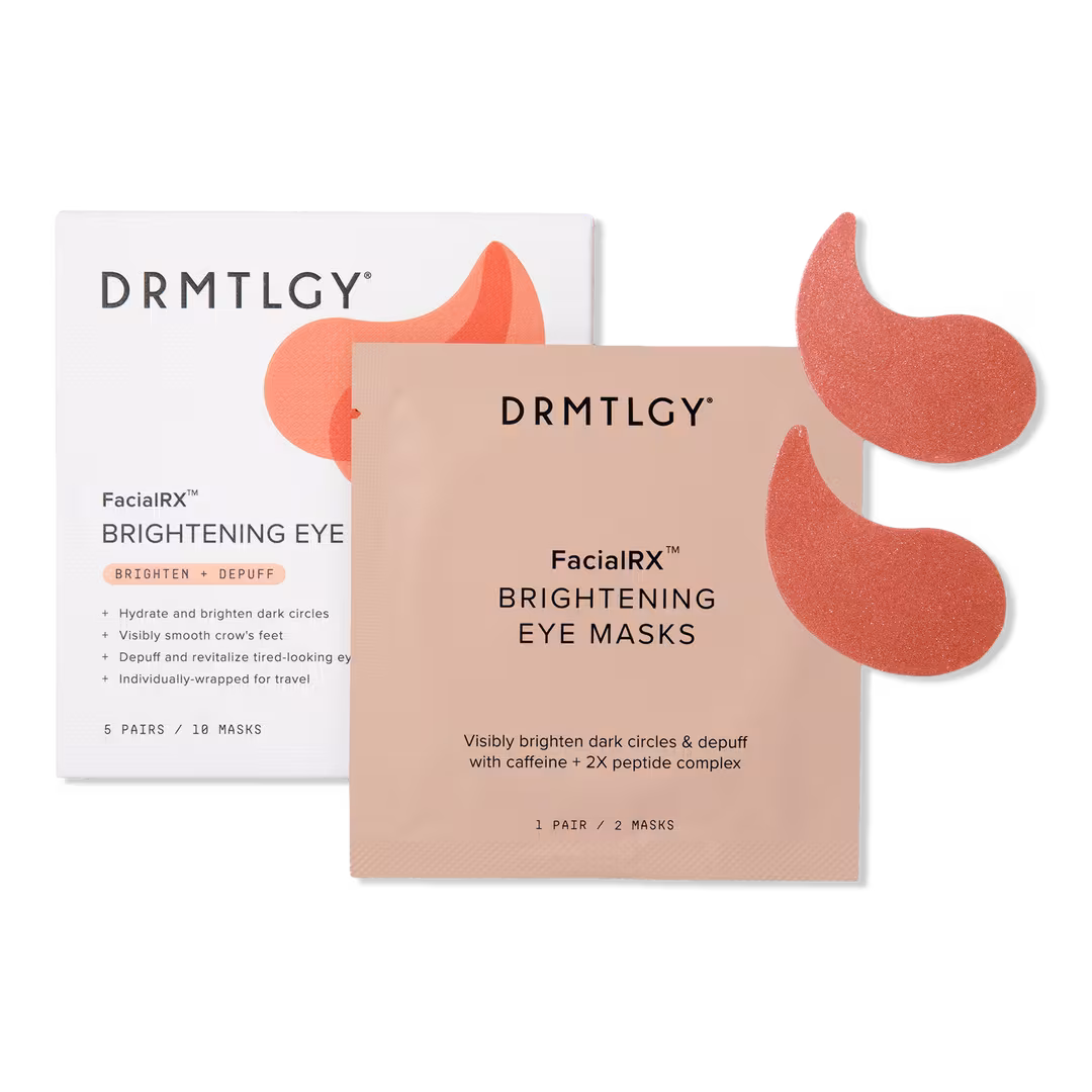 DRMTLGY  FacialRX Brightening Eye Masks with Peptides and Hyaluronic Acid
