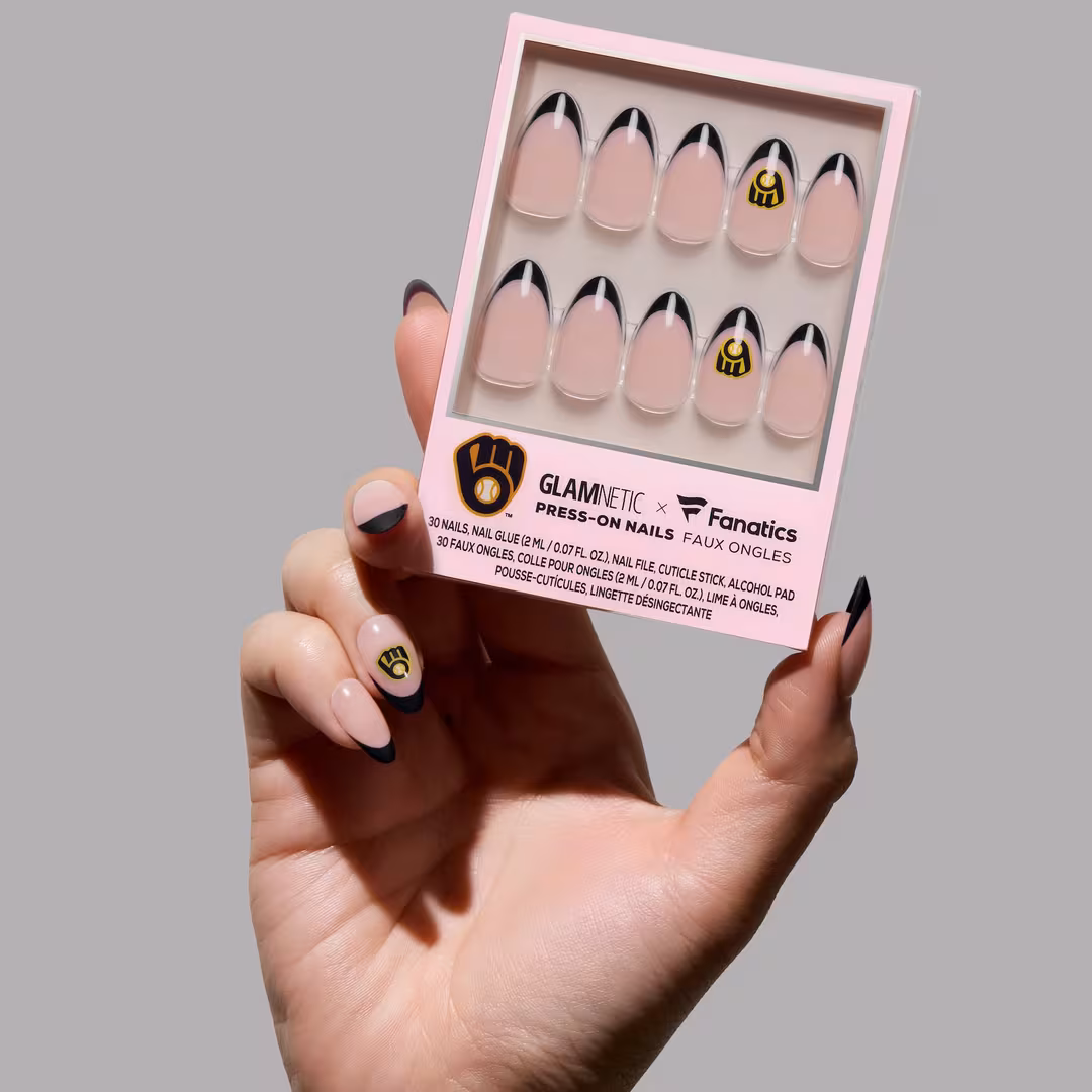 Glamnetic x Fanatics Nail  Milwaukee Brewers Press-On Nails