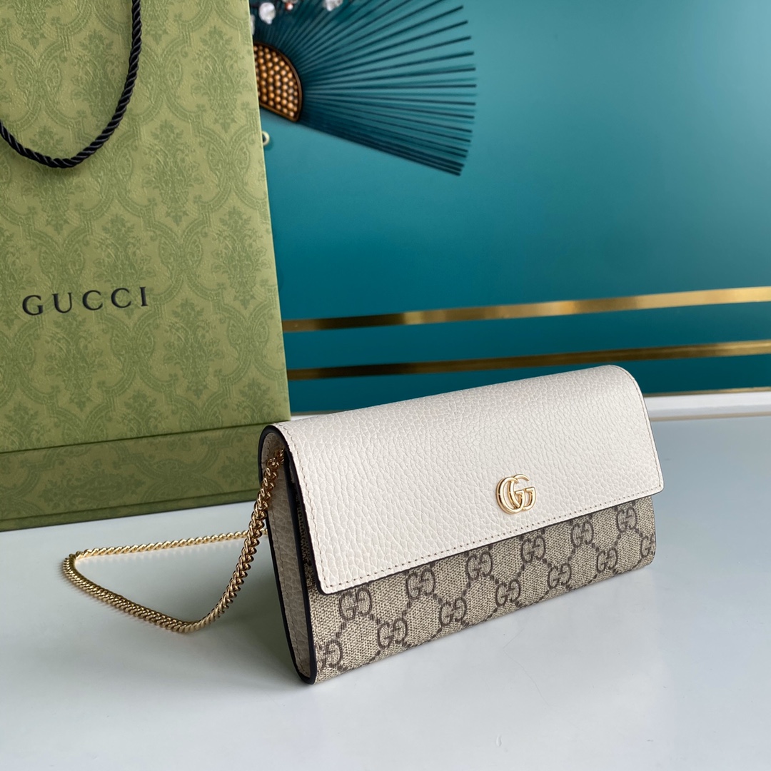Gucci GG Marmont chain wallet 546585