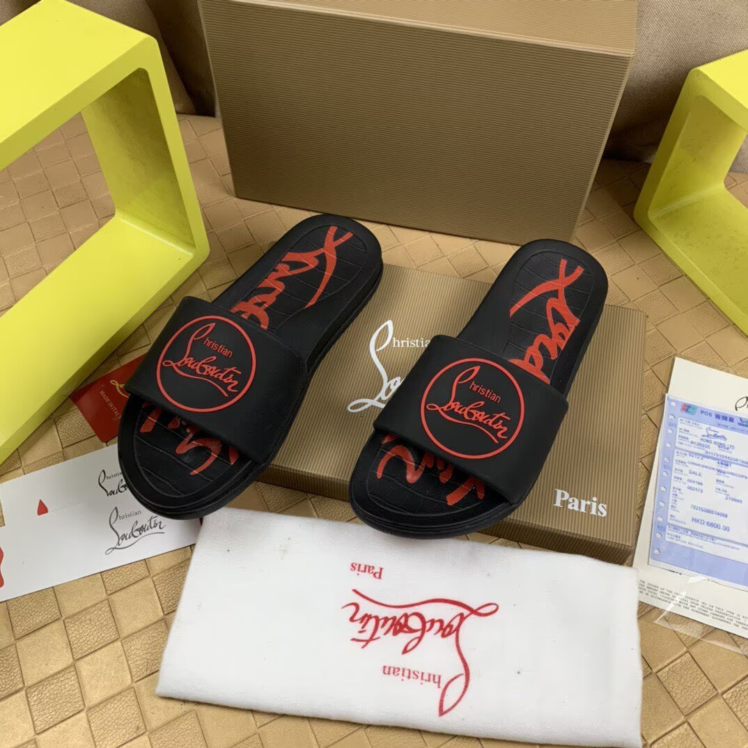 CHRISTIAN LOUBOUTIN SLIPPERS - CCSHOES