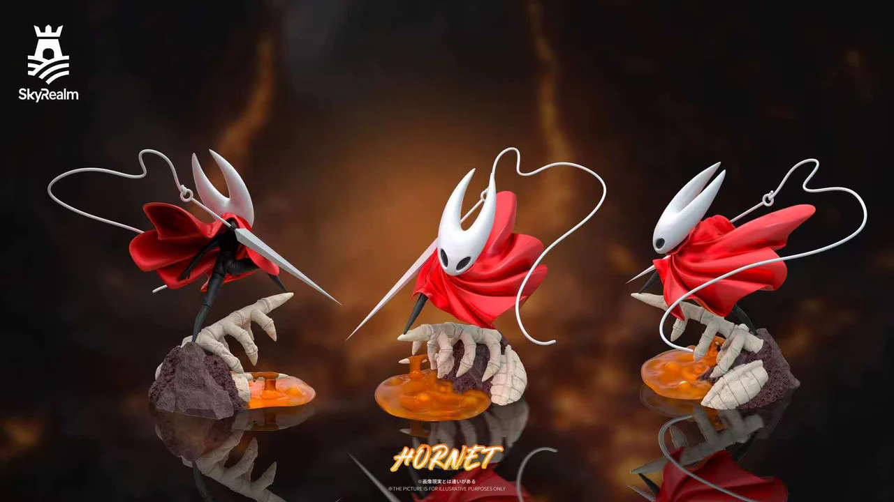 Hollow Knight - Silksong Hornet | Resin Statue | by SkyRealm Studio