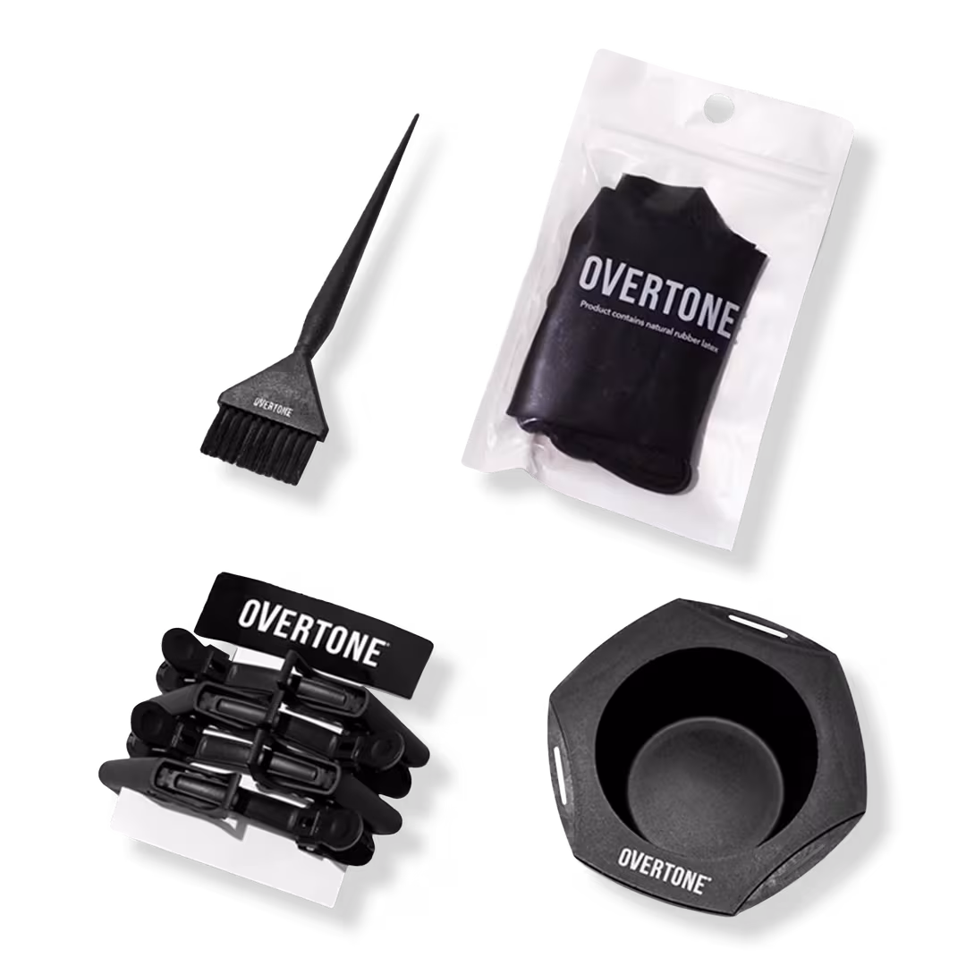 Overtone  Dye Day Master Kit: Bowl, Brush, Gloves & Clip
