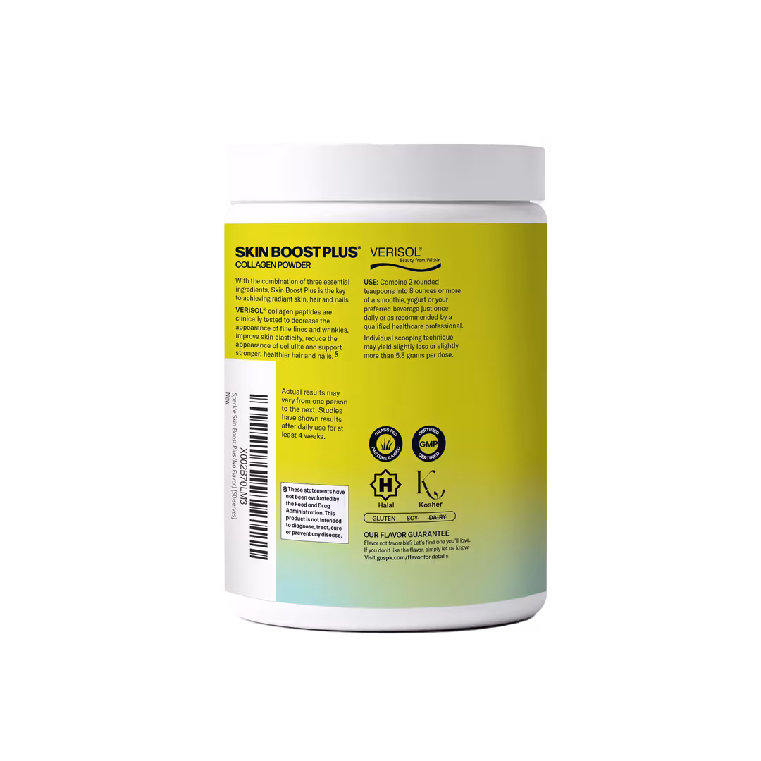 Sparkle Wellness  Skin Boost Plus Verisol Bioactive Collagen Peptides - No Flavor