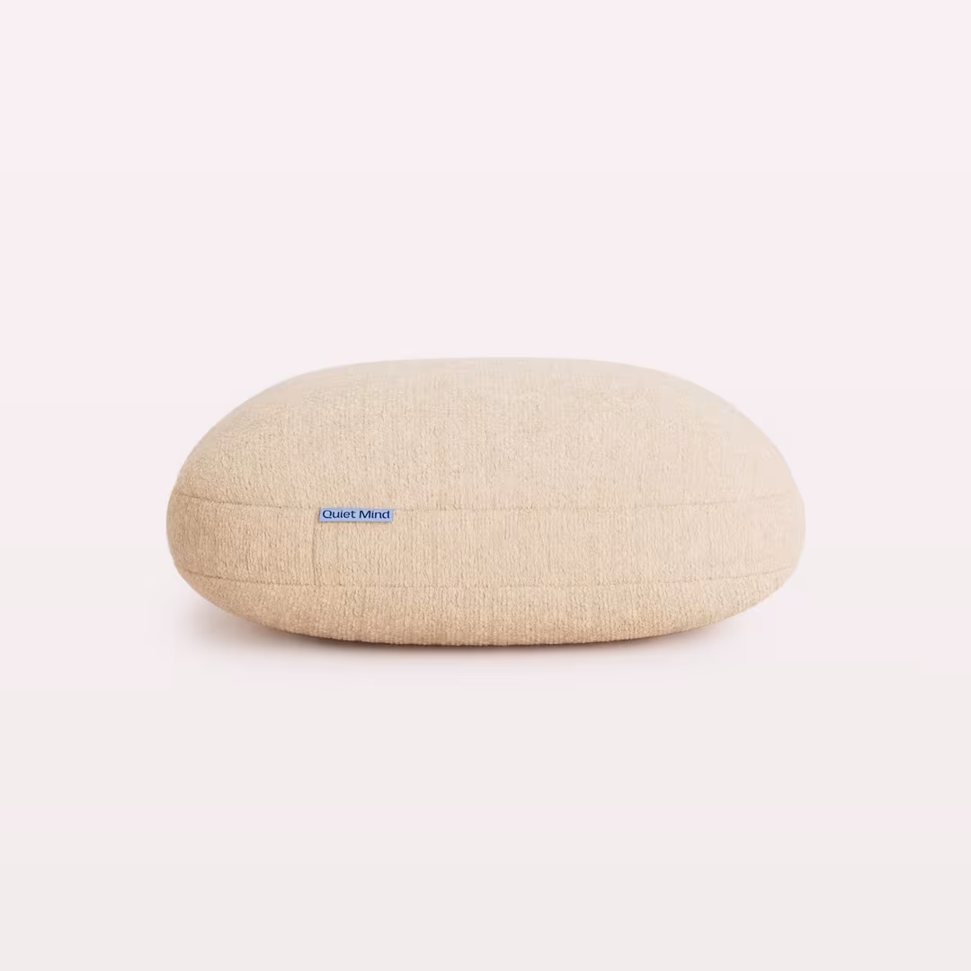 Quiet Mind  The Original Weighted Pillow - Cashew