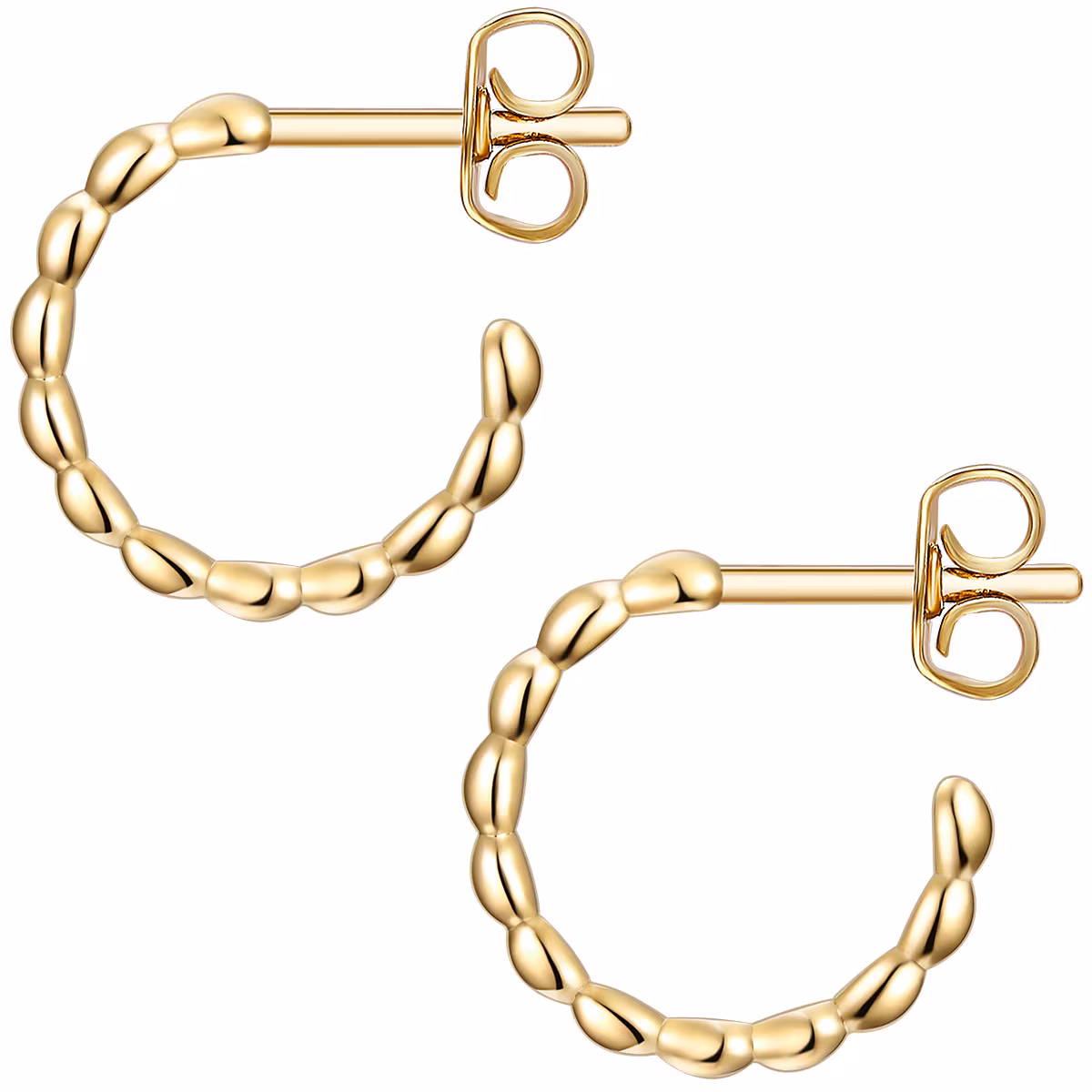 Creolen Sterling Silber in Gelbgold