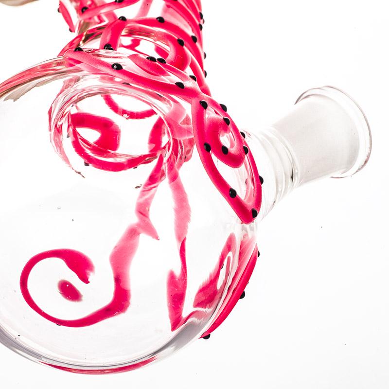 7 Octopus Pattern Glass Bong