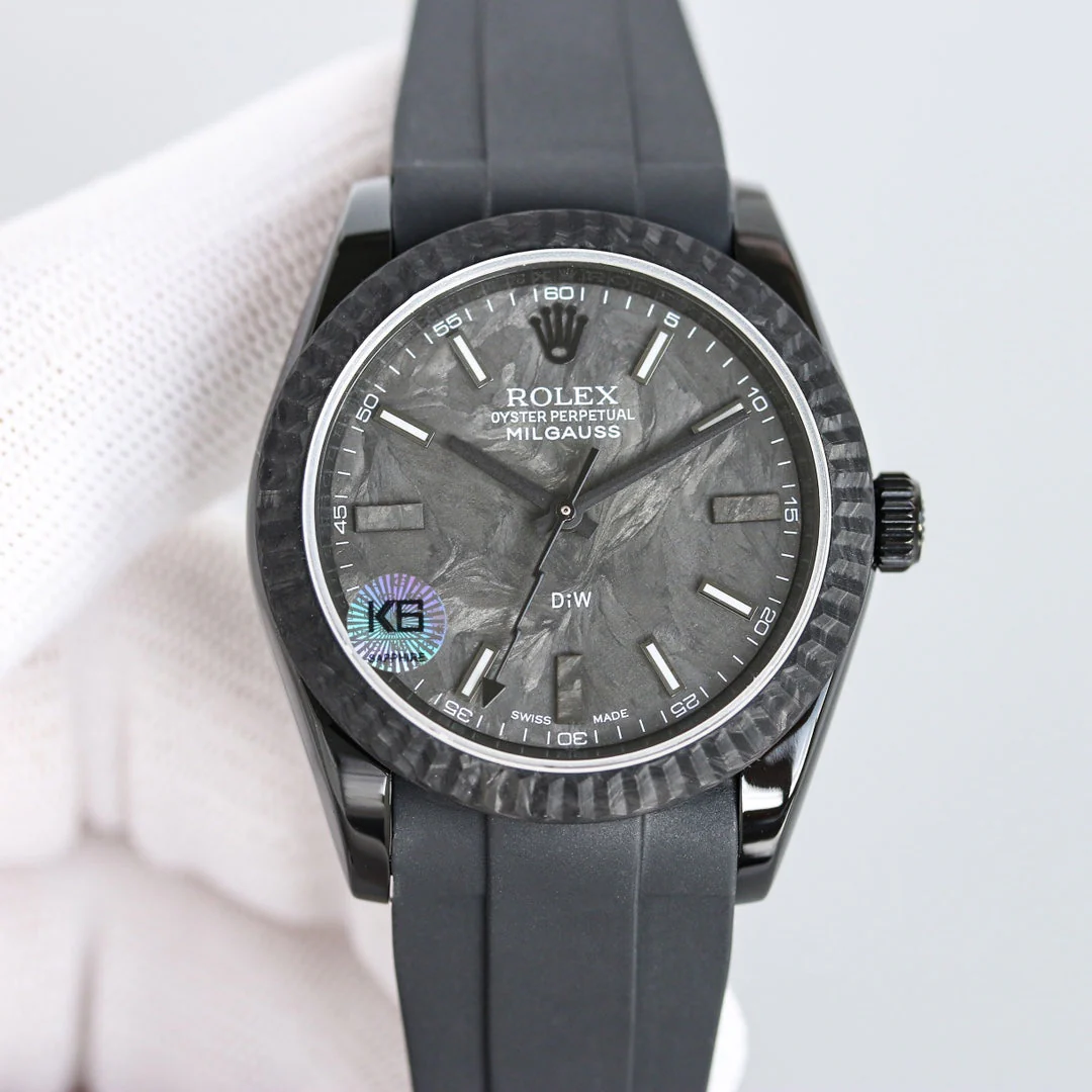 Rolex Watch MILGAUSS 36MM CUSTOM ALL CARBON FIBER Watch