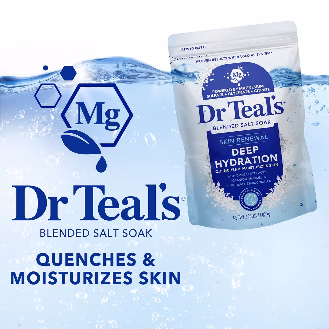 Dr Teal's  Skin Renewal Deep Hydration Blended Salt Soak