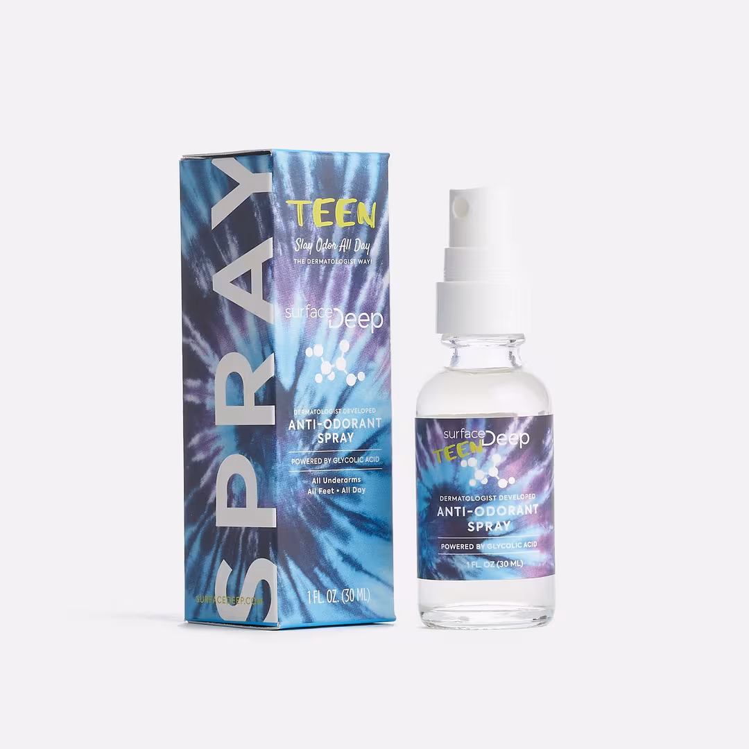 Surface Deep  Teen Deodorant/ Anti-Odorant Full Body Spray