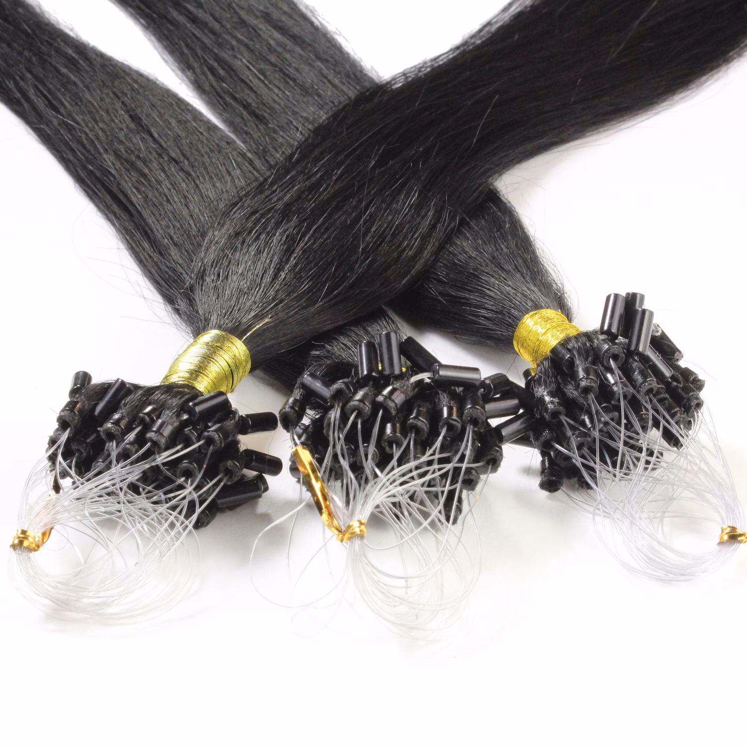 Microring Extensions Echthaar #2/0 Schwarz 0.5g