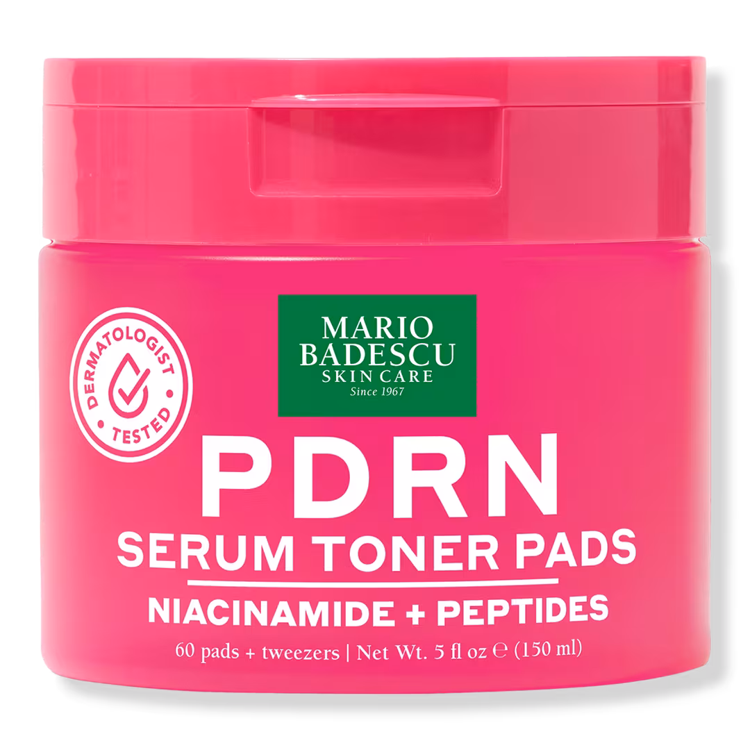 Mario Badescu  PDRN Serum Toner Pads with Niacinamide + Peptides