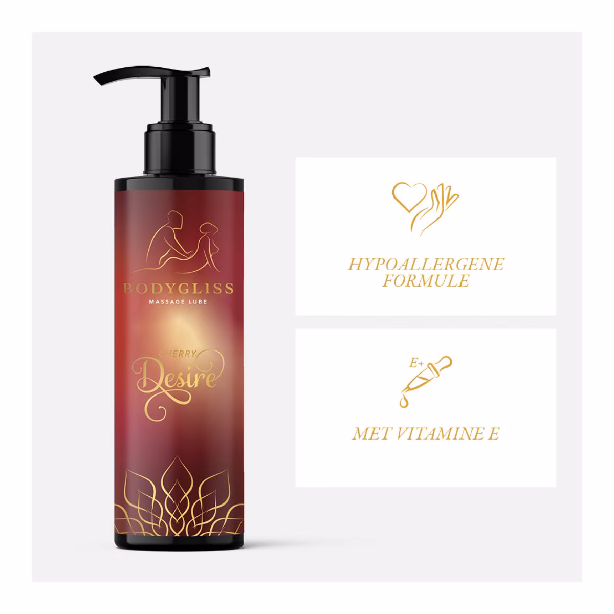Cherry Desire Massageöl und Gleitmittel