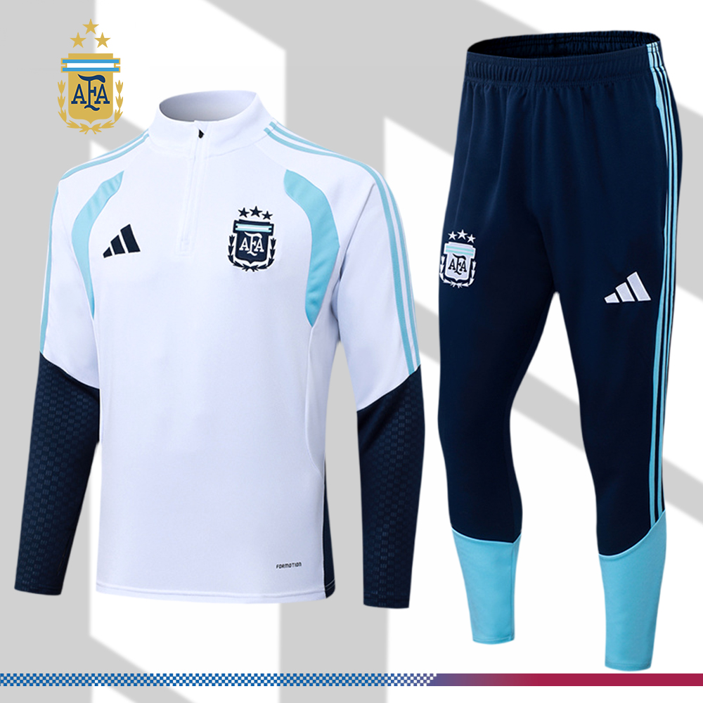 2026/2027 Argentina Kids Half Zip Training Clothes (Kids Kit)