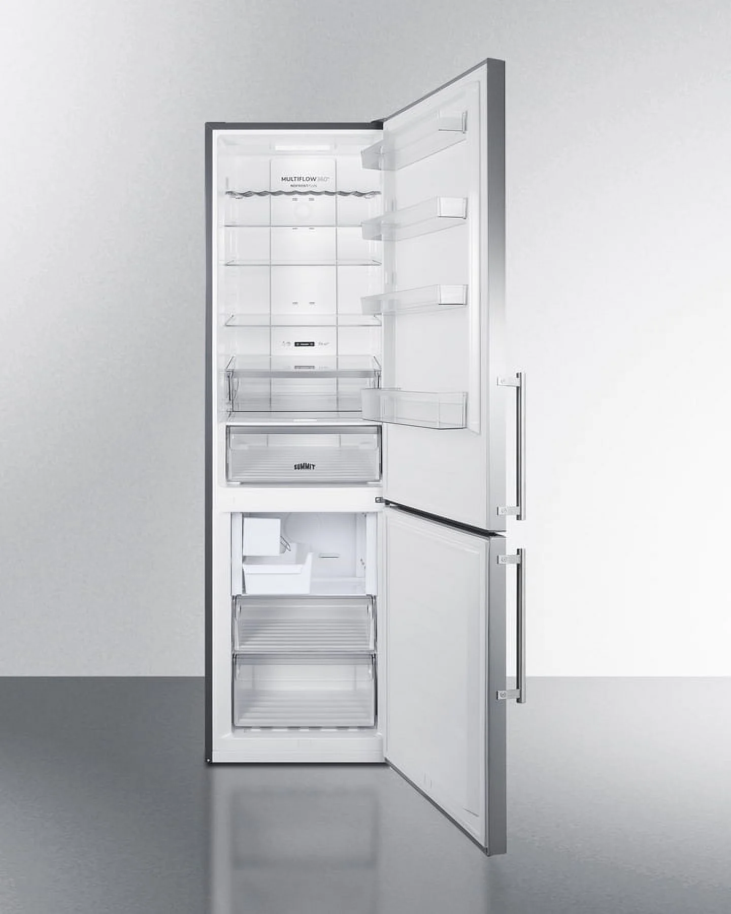 24" Wide Bottom Freezer Refrigerator With Icemaker, RHD