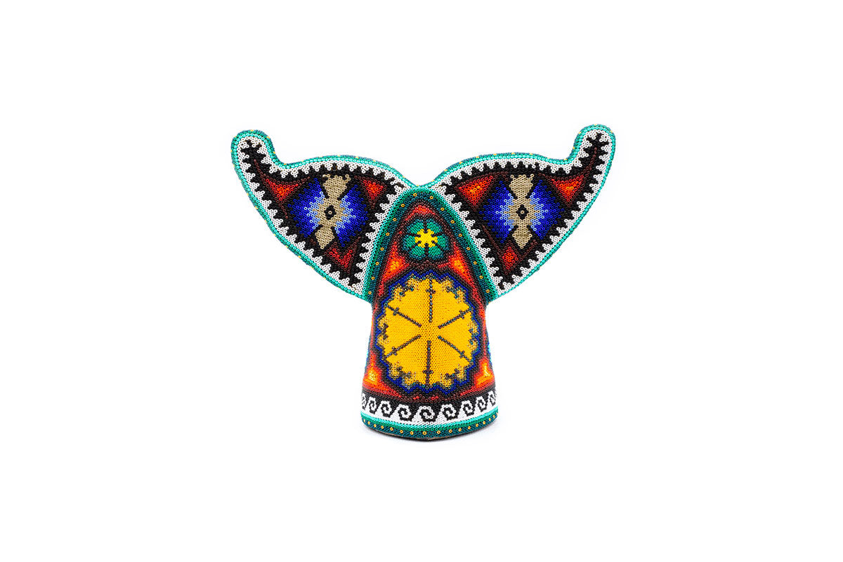 Cola de Ballena Grande - Obra de Arte Huichol