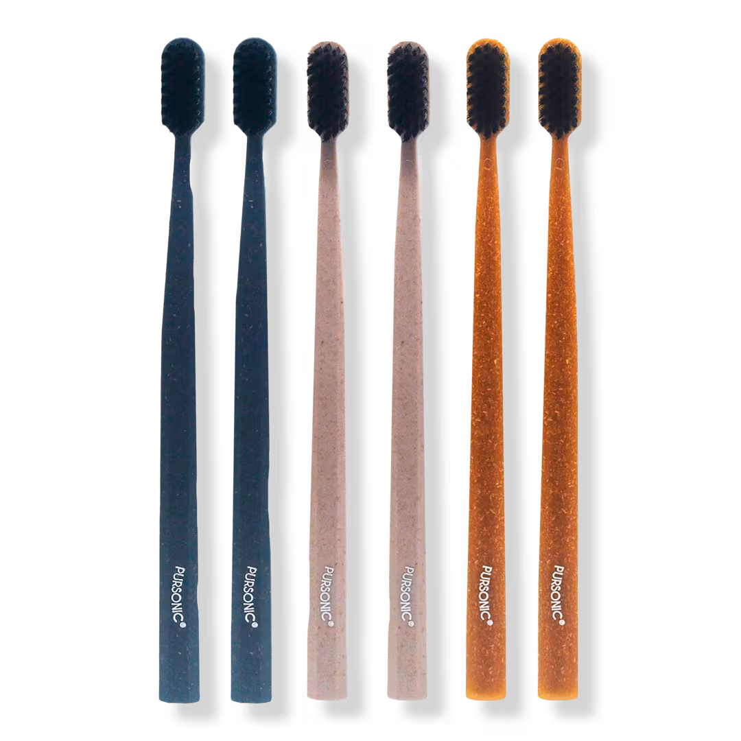 PURSONIC  100% Eco-friendly Cedarwood Toothbrushes