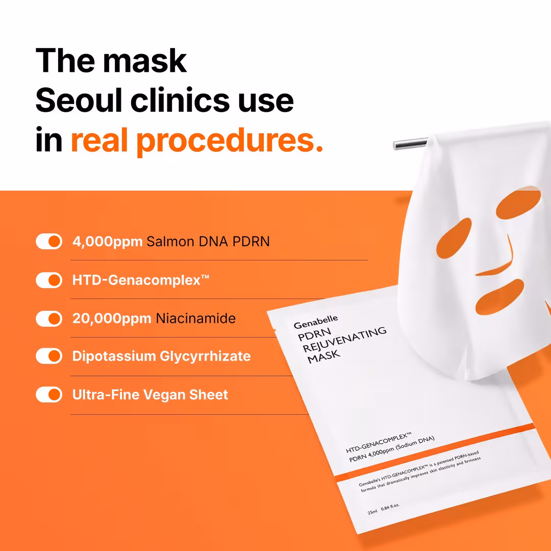 Genabelle  PDRN Rejuvenating Sheet Mask for Moisture & Barrier Support