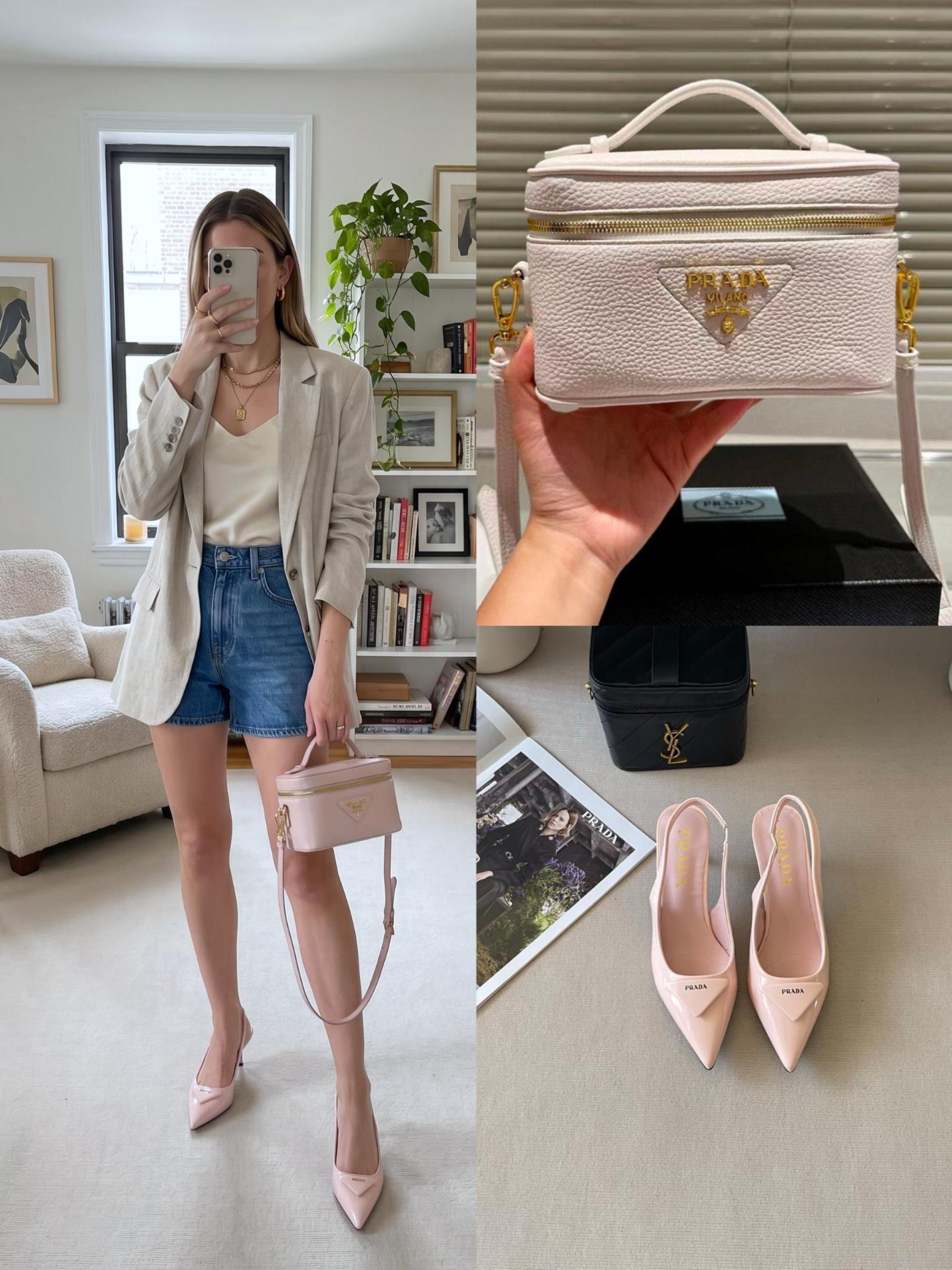 Prada Shoes & Bag Set