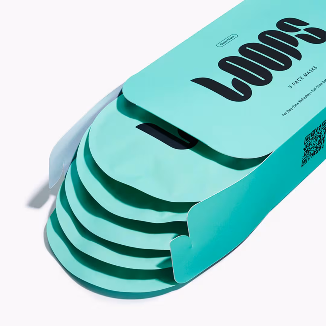 LOOPS  Clean Slate Detoxifying Hydrogel Face Mask Set
