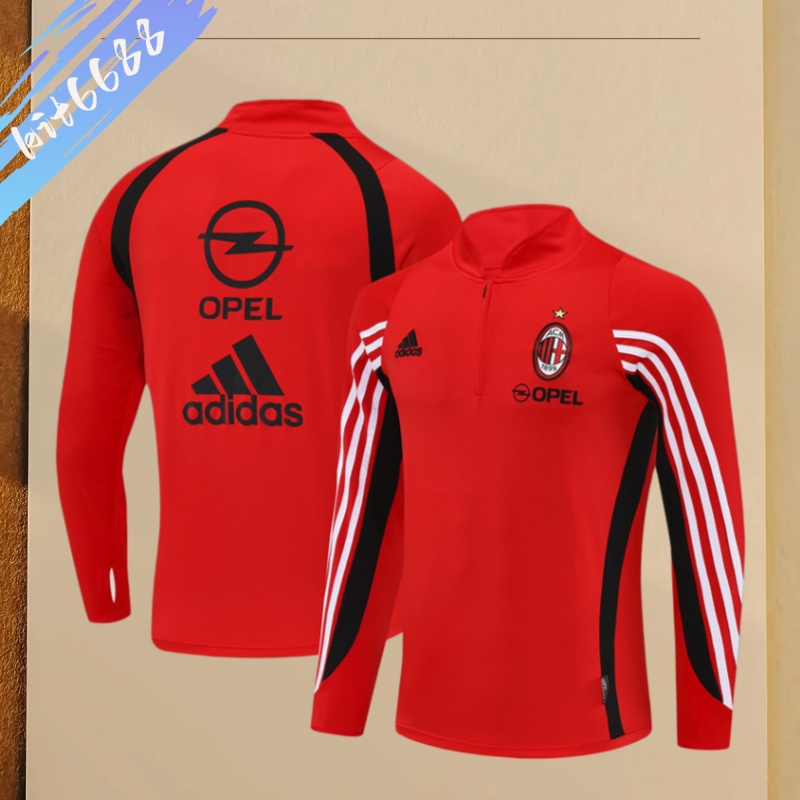 03/04 AC Milan Retro Training Shirt Long Sleeve Football Shirt