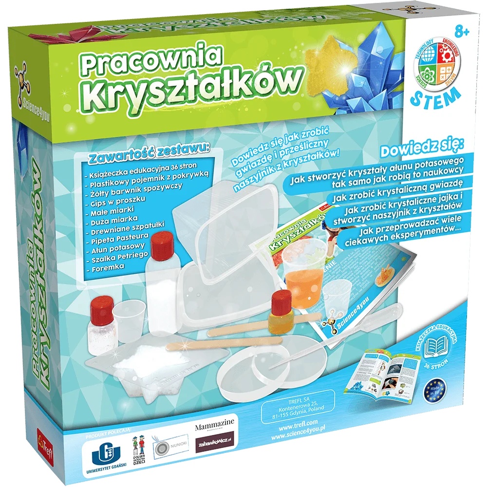 Zestaw Naukowy Science4You, Pracownia Kryształków
