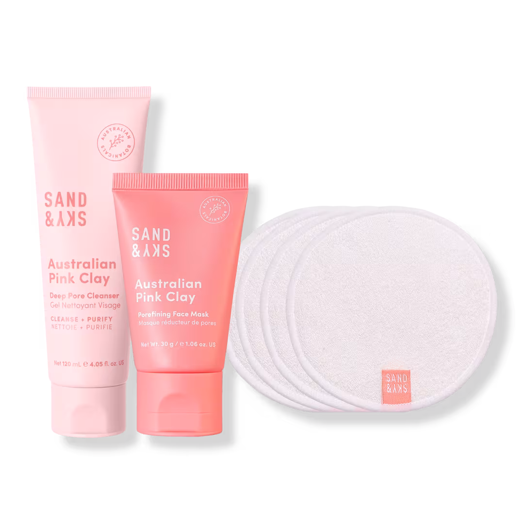 Sand and Sky  Australian Pink Clay Pore Tight Kit