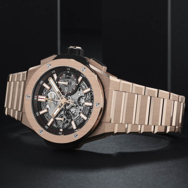 Replica Hublot Big Bang Men Automatic Black 18ct Rose Gold Watch 451.OX.1180.OX