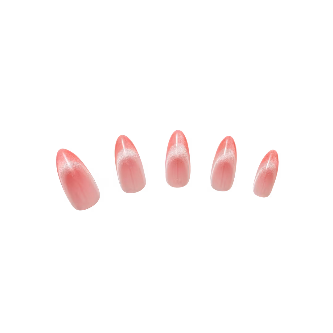 Nail Reformation  Pink Aurora Press On Nails