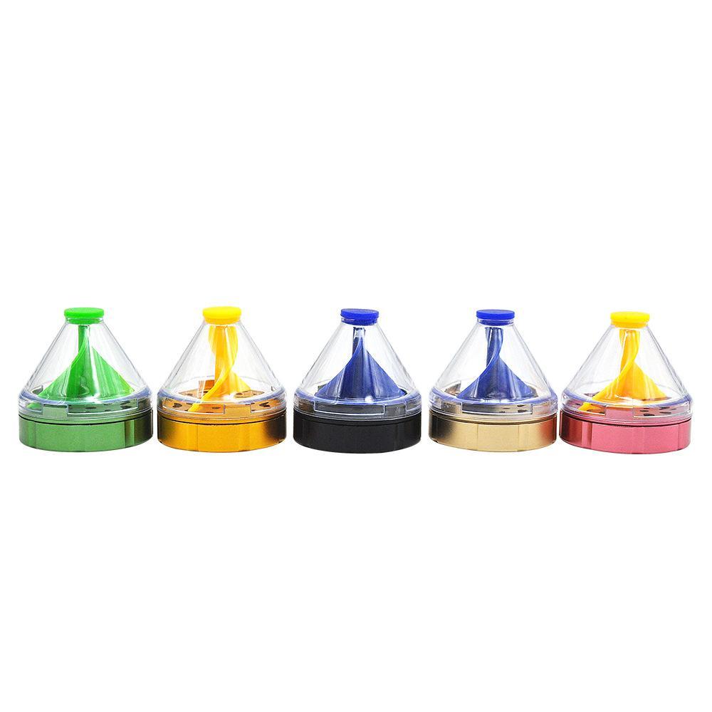 Pre-Roll Cone Herb Grinder with Transparent Storage 50 MM