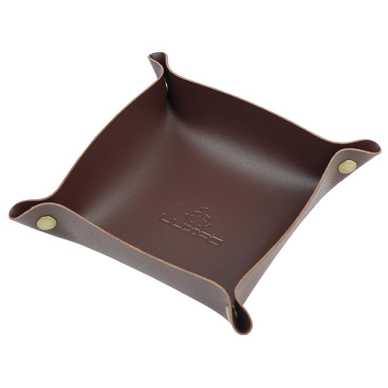 PU Leather Metal Buckle Rolling Tray