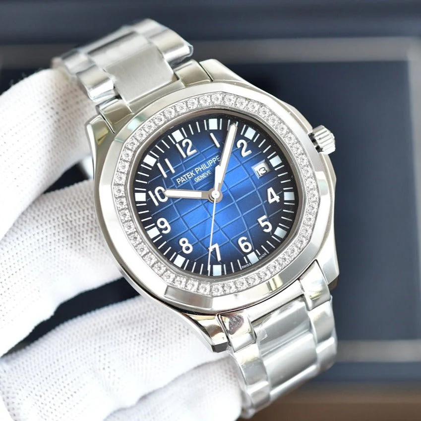 Patek Watch NAUTILUS STEEL CASE 42MM DIAMOND BEZEL