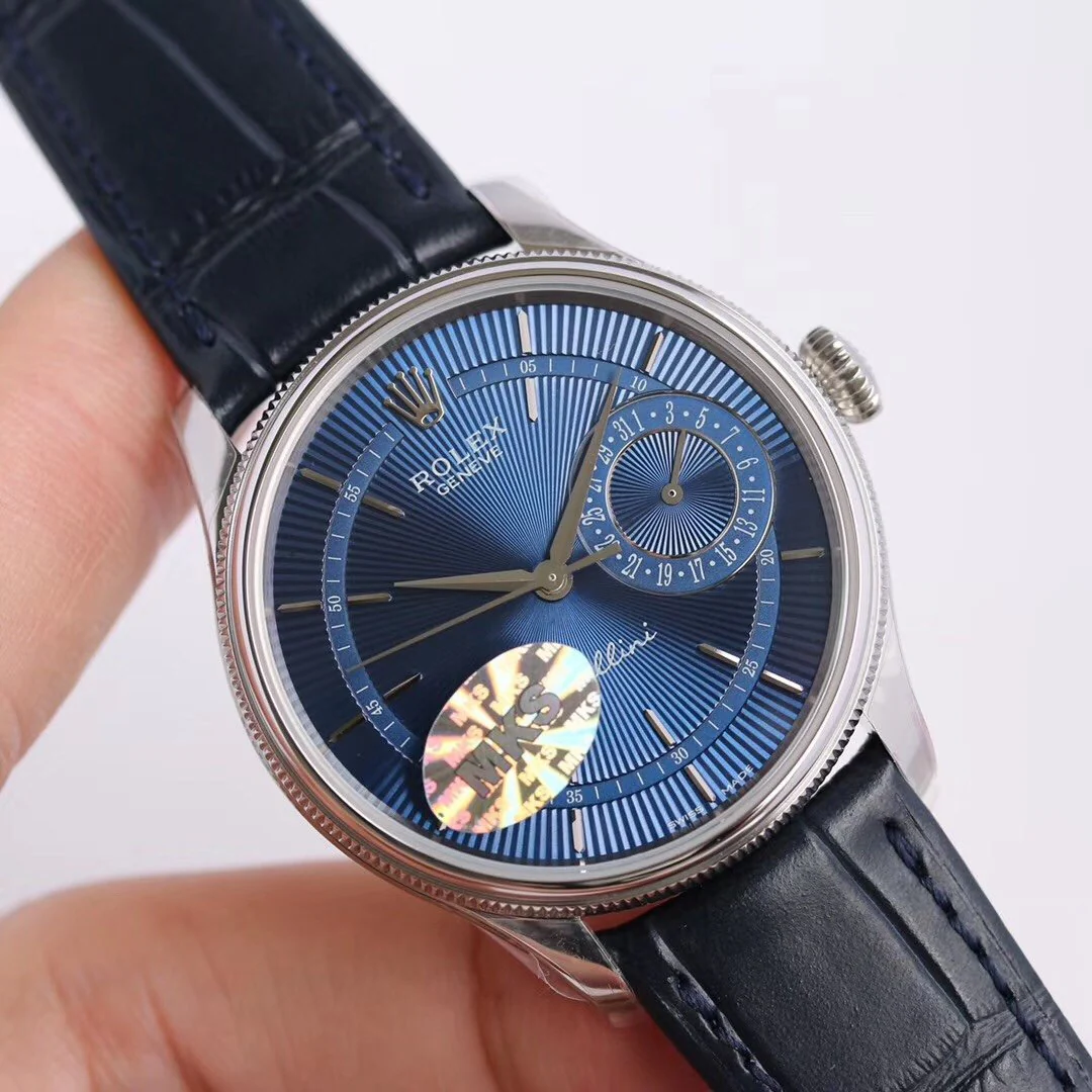 Rolex Watch CELLINI DATE WHITE GOLD BLUE DIAL Watch