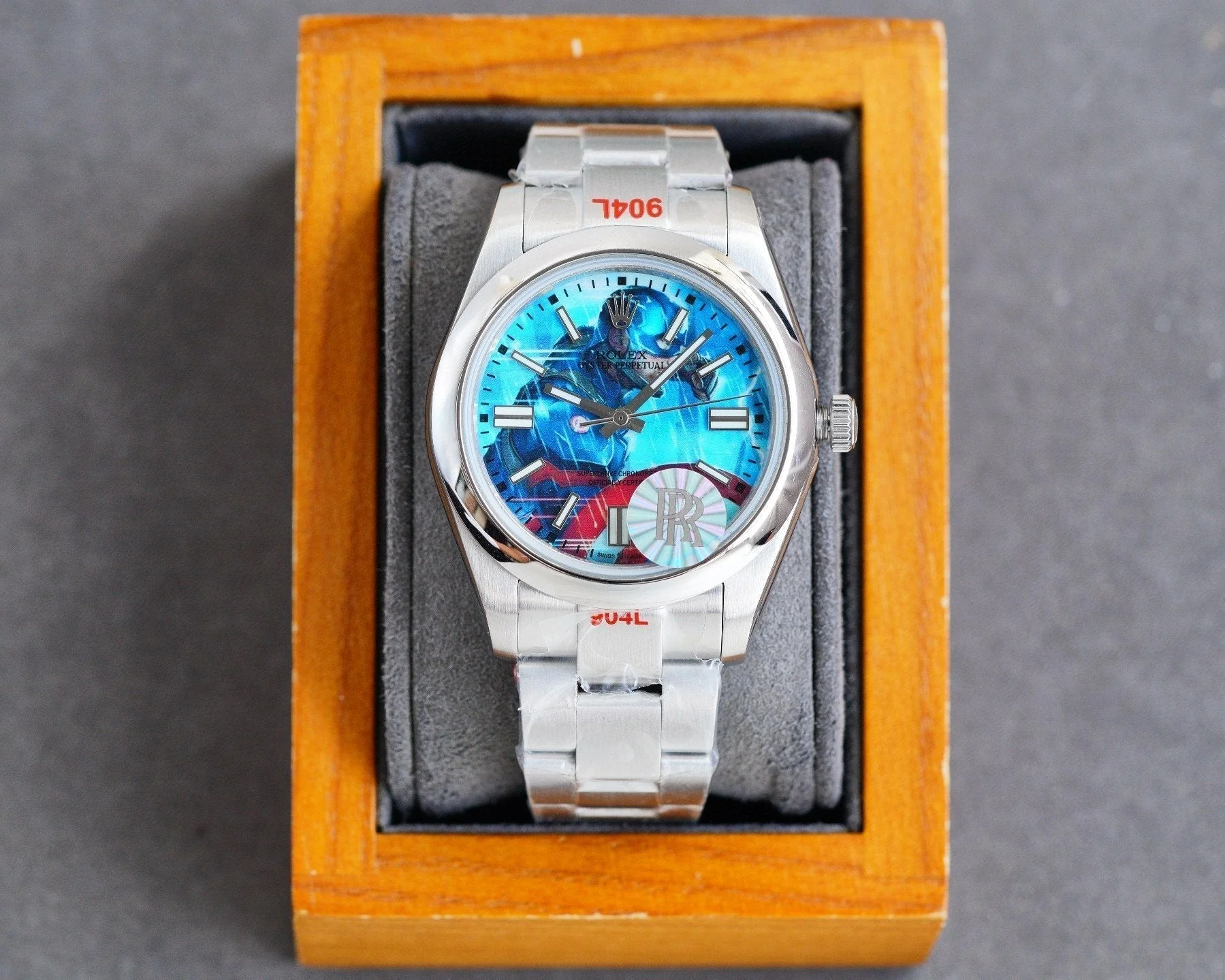 Rolex Watch OYSTER 41 STAINLESS STEEL CUSTOM AVENGERS Watch