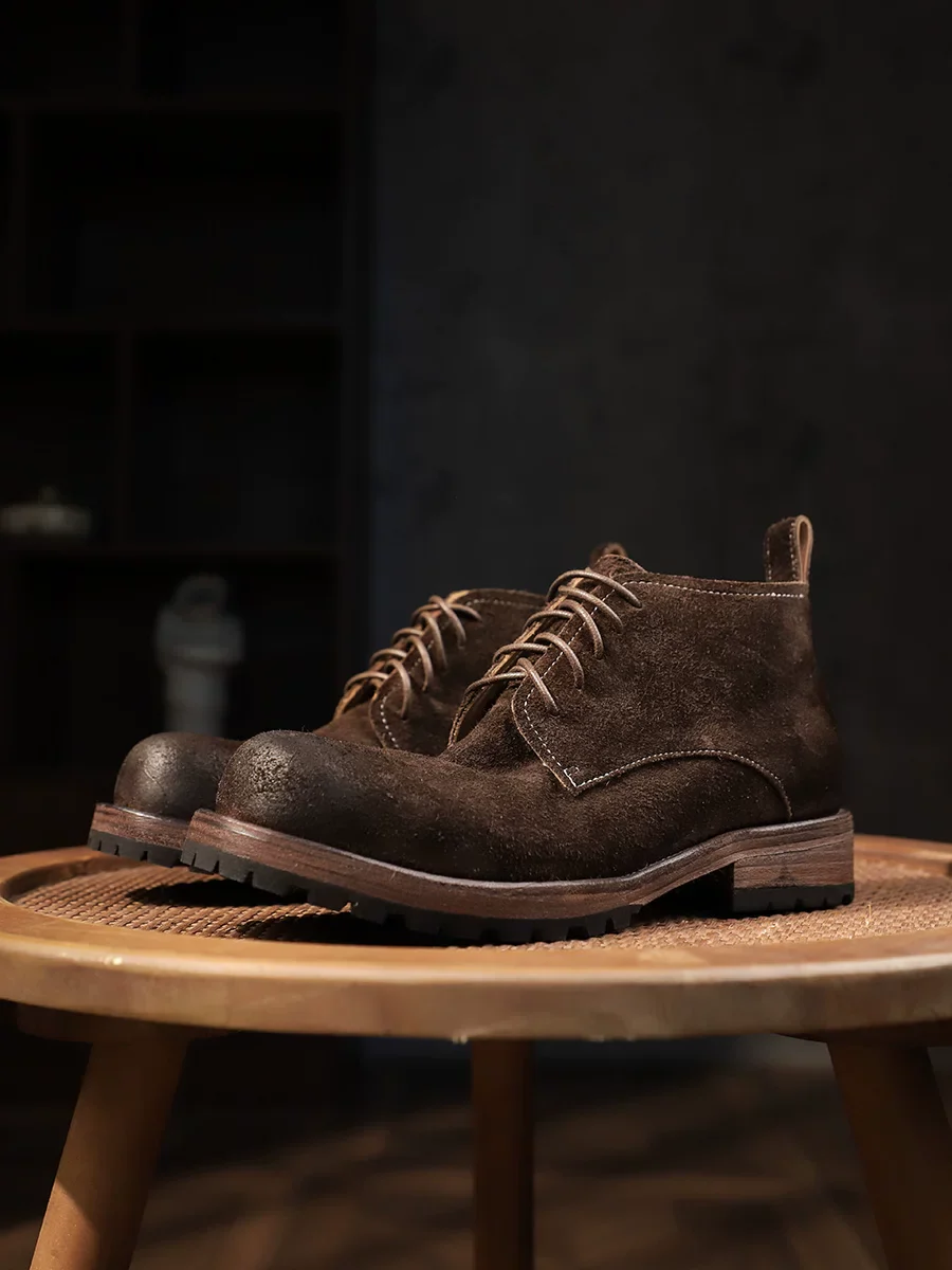 Old money feng shui washing horse leather Martin boots