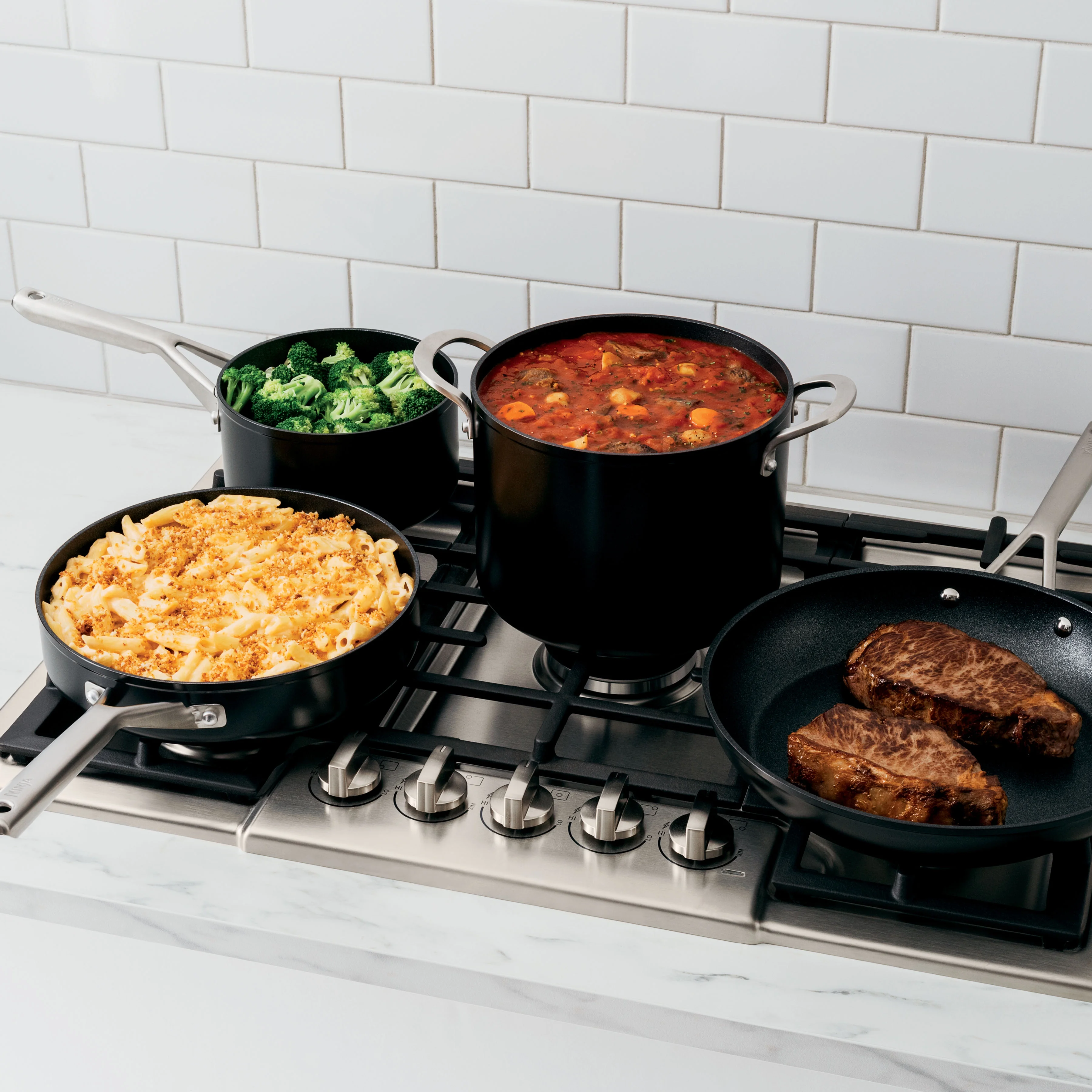 Ninja C19000 Foodi NeverStick 10-Piece Cookware Set, Black