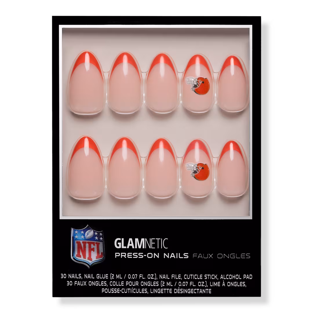 Glamnetic x Fanatics Nail  Cleveland Browns Press-On Nails